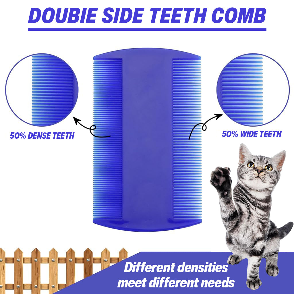 Qpets 6Pcs Flea Combs for Cats Dogs Double-sided Flea Combs Metal Fine Teeth Flea Combs with Handle Pet Grooming Tool Grooming Combs Qpets 6Pcs Flea Combs for Cats Dogs Double-sided Flea Combs Metal Fine Teeth Flea Combs with Handle Pet Grooming Tool Grooming Combs
